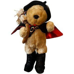 Vintage 2000 Starbucks Bearista Bear Boo Halloween Witch 11th Edition Glow In Th